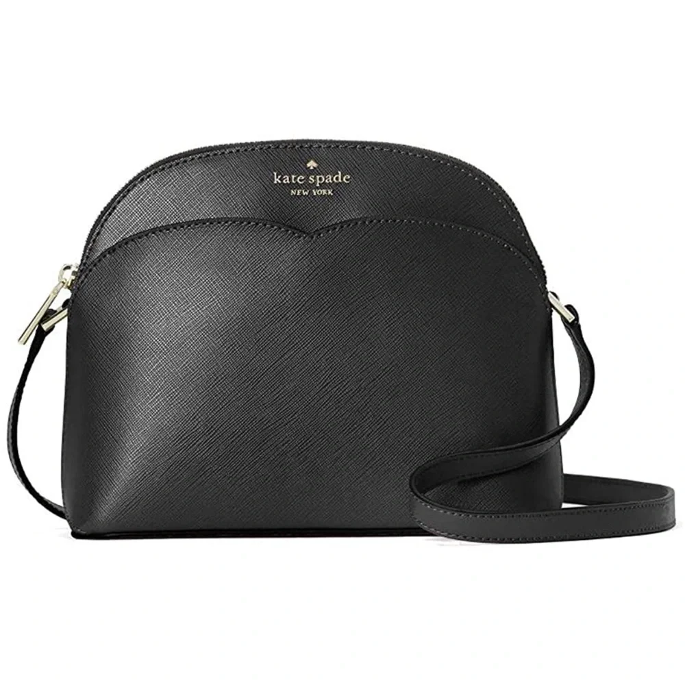 KATE SPADE • Black Payton Dome Crossbody Travel Bag Valentine’s Day Gift